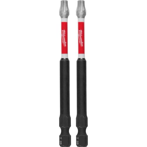 Main product image of SHOCKWAVE Impact Duty 3-1/2" T25 Bit (Pack of 2), 48-32-4679