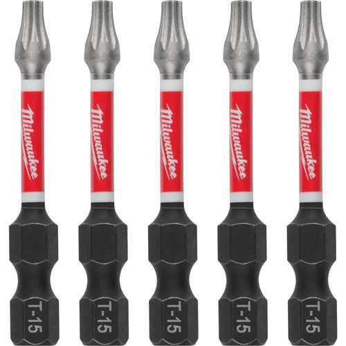 Main product image of SHOCKWAVE Impact Duty 2" TORX T15 Power Bits (Pack of 5), 48-32-4683