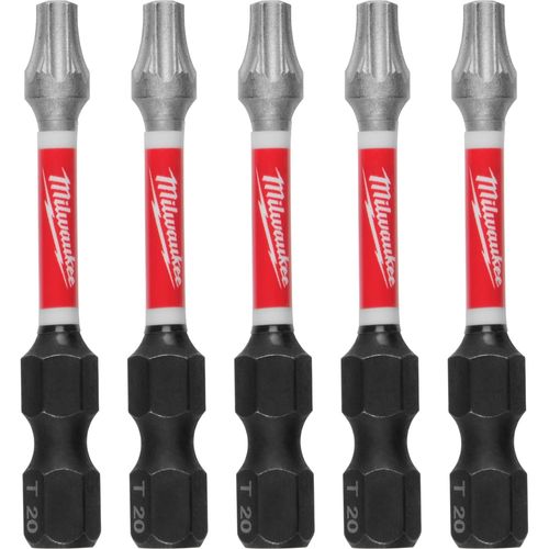 Main product image of SHOCKWAVE Impact Duty 2" TORX T20 Power Bits (Pack of 5), 48-32-4684