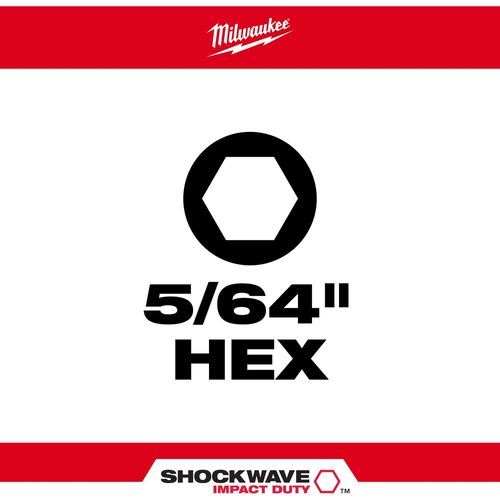 Main product image of SHOCKWAVE Impact Duty 1" Hex 5/64" Insert Bits (Pack of 25), 48-32-4701