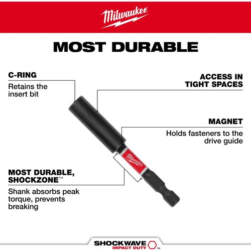 Main product image of SHOCKWAVE Impact Duty Magnetic Bit Holder, 48-32-4803
