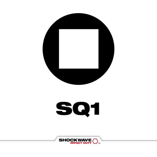 Main product image of SHOCKWAVE Impact Duty 2" SQ1 Bit (Pack of 2), 48-32-4971