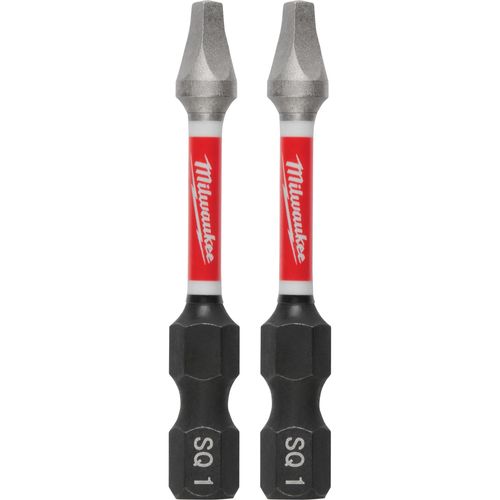 Main product image of SHOCKWAVE Impact Duty 2" SQ1 Bit (Pack of 2), 48-32-4971