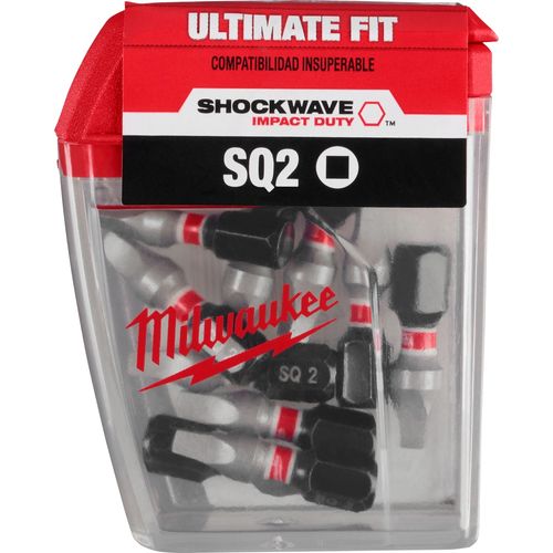 Main product image of SHOCKWAVE 1" SQ2 Impact Bit (Pack of 10), 48-32-5008