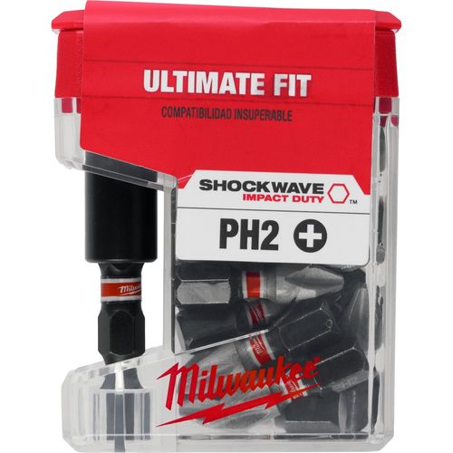 Main product image of SHOCKWAVE Impact Duty 2.36" Magnetic Bit Tip Holder w/ Phillips #2 Insert Bits, 48-32-5009