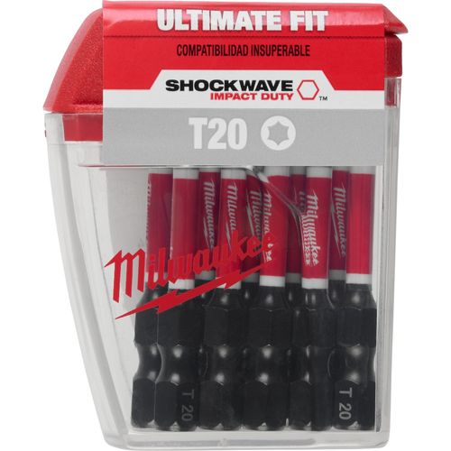 Main product image of SHOCKWAVE 2" T20 Impact Bit (Pack of 15), 48-32-5012