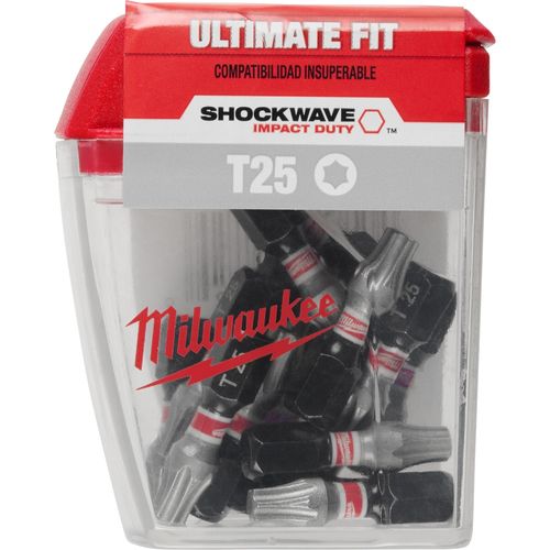 Main product image of SHOCKWAVE 1" T25 Impact Bit (Pack of 15), 48-32-5014