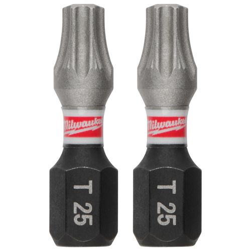 Main product image of SHOCKWAVE Impact Duty 1" T25 Bit Tic Tac with Bit Holder (Pack of 25), 48-32-5016