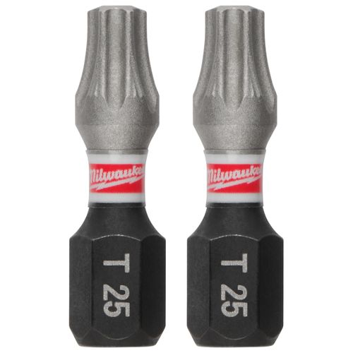 Main product image of SHOCKWAVE Impact Duty 1" T25 Bit Tic Tac with Bit Holder (Pack of 25), 48-32-5016