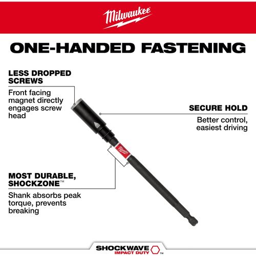 Main product image of SHOCKWAVE Impact Duty 6" Screw Holding Bit Holder, 48-32-7904