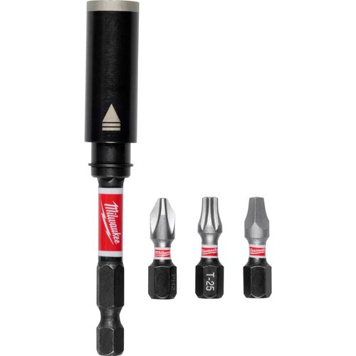 Main product image of SHOCKWAVE Impact Duty 3" Screw-Holding Bit Holder & Insert Bit Set (4 Piece ), 48-32-7905