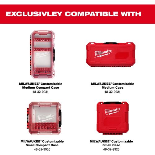 Main product image of Small & Medium Case Rows for Impact Driver Accessories (Pack of 5), 48-32-9933