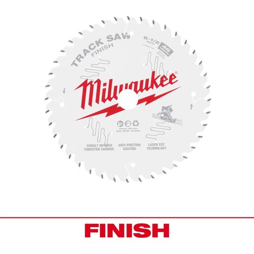 Main product image of 6-1/2" 40T Finish Track Saw Blade, 48-40-0625