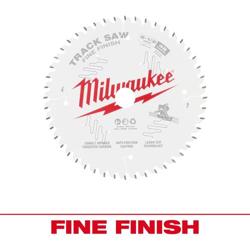 Main product image of 6-1/2" 48T Fine Finish Track Saw Blade, 48-40-0627