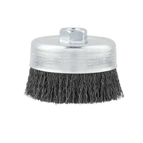 Main product image of 4" Crimped Wire Cup Brush- Carbon Steel, 48-52-1300