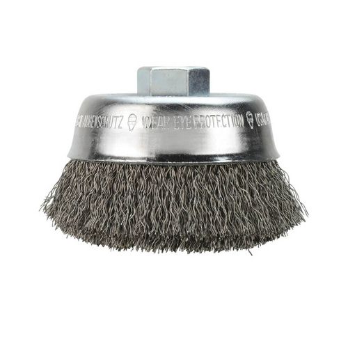 Main product image of 3-1/2" Crimped Wire Cup Brush- Carbon Steel, 48-52-5065