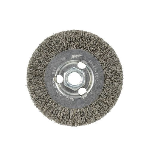 Main product image of 4" Radial Crimped Wheel- Carbon Steel, 48-52-5070