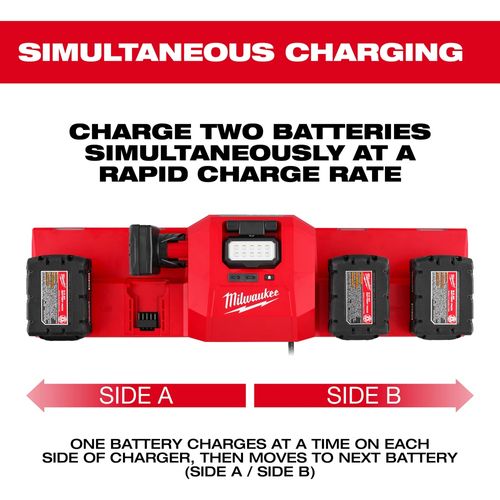 Main product image of M18 and M12 Gangbox Rapid Charger, 48-59-1804