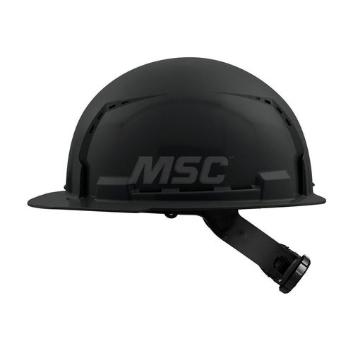 Main product image of BOLT Black Front Brim Vented Hard Hat w/4pt Ratcheting Suspension (USA) - Type 1, Class C, 48-73-1210