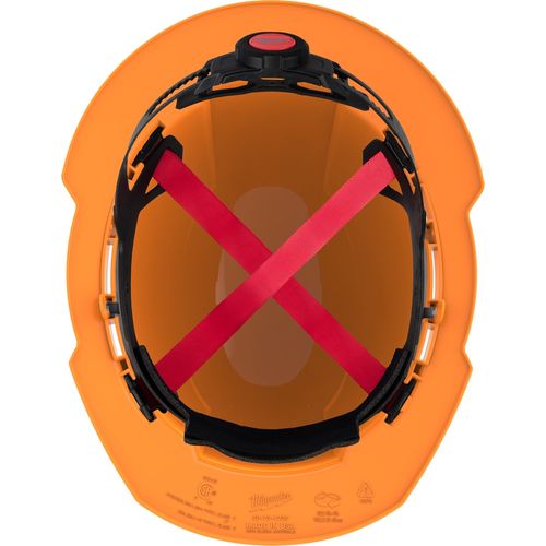 Main product image of BOLT Orange Full Brim Vented Hard Hat w/4pt Ratcheting Suspension (USA) - Type 1, Class C