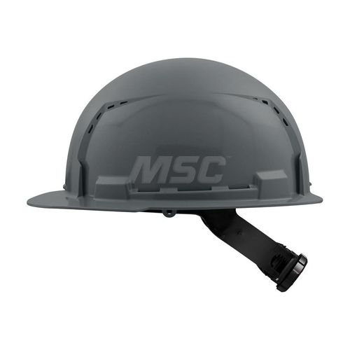 Main product image of BOLT Gray Front Brim Vented Hard Hat w/4pt Ratcheting Suspension (USA) - Type 1, Class C, 48-73-1214