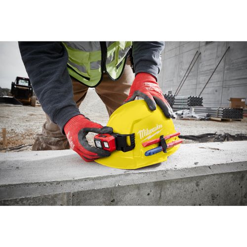 Main product image of BOLT Orange Front Brim Vented Hard Hat w/ 6 pt Ratcheting Suspension (USA) - Type 1, Class C, 48-73-1232