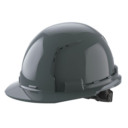 Main product image of BOLT Gray Front Brim Vented Hard Hat w/ 6 pt Ratcheting Suspension (USA) - Type 1, Class C, 48-73-1234