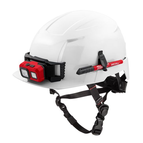 Main product image of BOLT White Front Brim Safety Helmet (USA) - Type 2, Class E, 48-73-1321