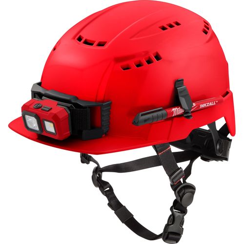 Main product image of BOLT Red Front Brim Vented Safety Helmet (USA) - Type 2, Class C, 48-73-1328