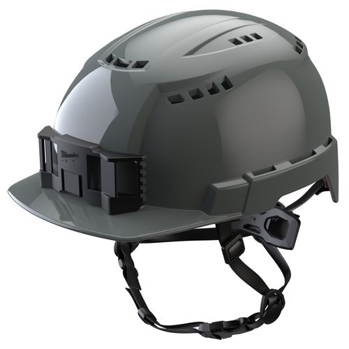 Main product image of BOLT Gray Front Brim Vented Helmet with BOLT - Class C, 48-73-1336