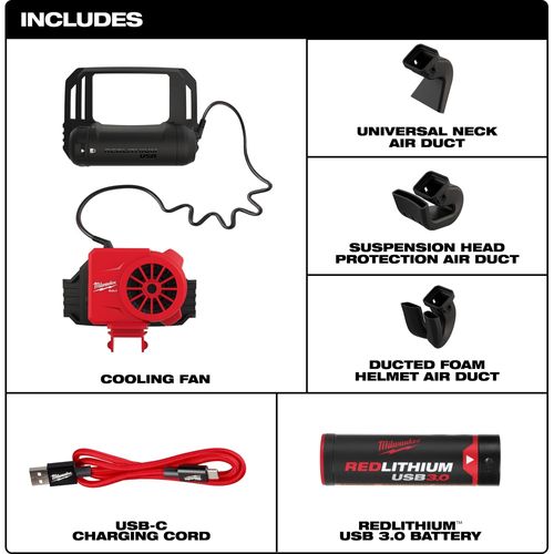 Main product image of BOLT REDLITHIUM USB Cooling Fan, 48-73-1385