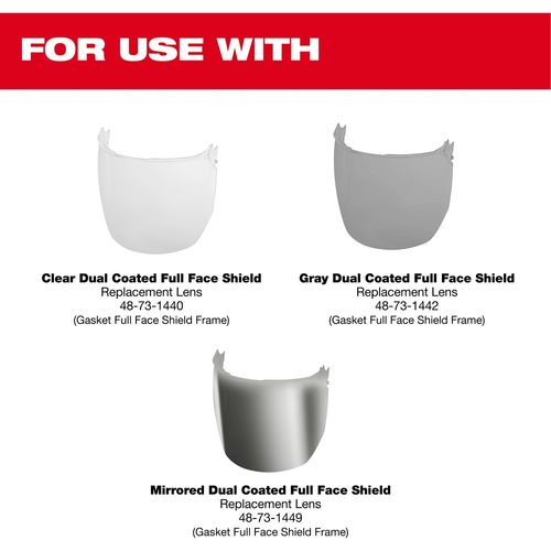 Main product image of BOLT Gasketed Full Face Shield Replacement Frame (For BOLT Safety Helmets & BOLT Hard Hats)