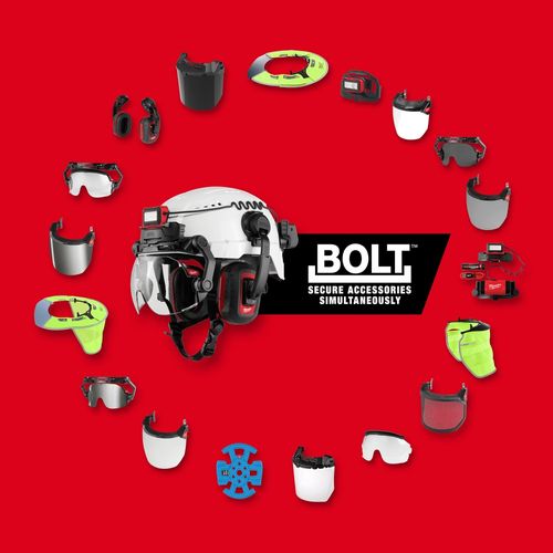 Main product image of BOLT 4PT Blue Non-Vented Safety Helmet - Type 2, Class E, 48-73-1505