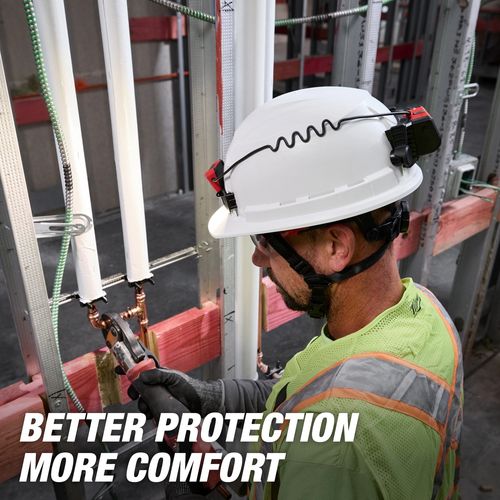 Main product image of BOLT 4PT Blue Front Brim Non-Vented Safety Helmet - Type 2, Class E, 48-73-1525