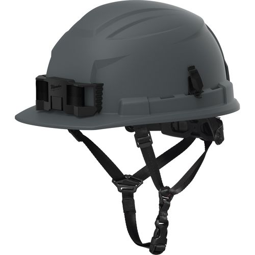 Main product image of BOLT 4PT Grey Front Brim Non-Vented Safety Helmet - Type 2, Class E, 48-73-1535