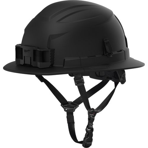 Main product image of BOLT 4PT Custom Black Full Brim Non-Vented Safety Helmet - Type 2, Class E, 48-73-1551C