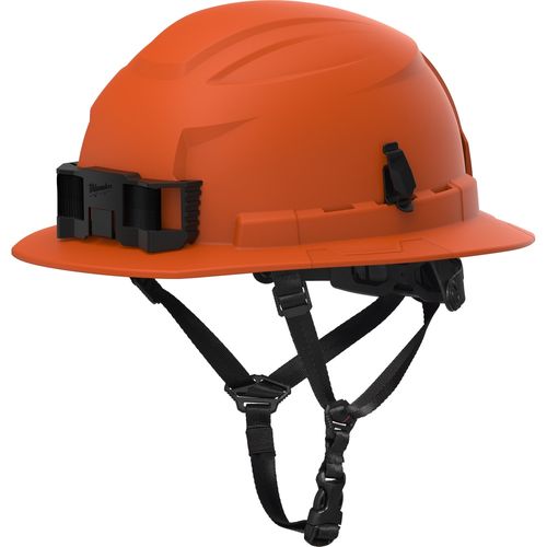 Main product image of BOLT 4PT Custom Safety Orange Full Brim Non-Vented Safety Helmet - Type 2, Class E, 48-73-1553C
