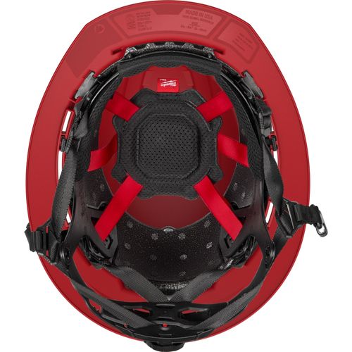 Main product image of BOLT Red Full Brim Vented Safety Helmet – Type 2, Class C, 48-73-1658