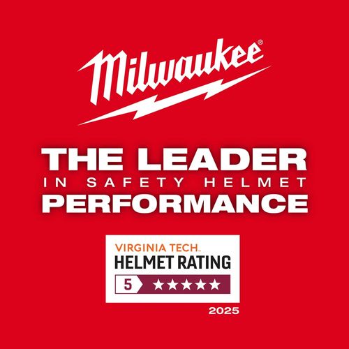 Main product image of BOLT Red Full Brim Safety Helmet – Type 2, Class E, 48-73-1659