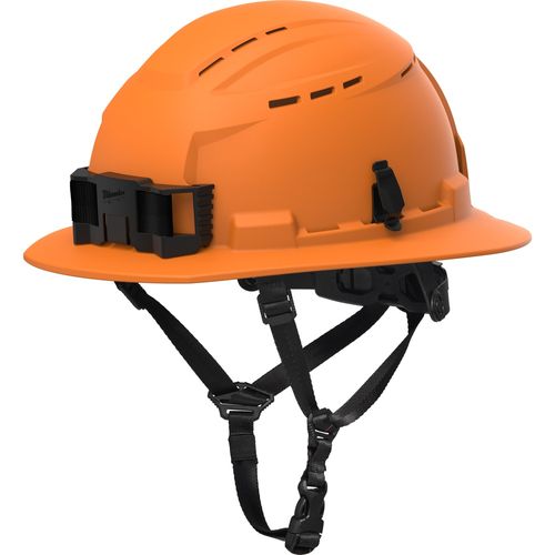 Main product image of BOLT Orange Full Brim Vented Safety Helmet – Type 2, Class C - Custom Logo, 48-73-1688C