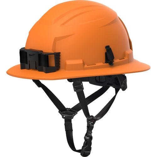 Main product image of BOLT Orange Full Brim Non-Vented Safety Helmet – Type 2, Class E, 48-73-1689