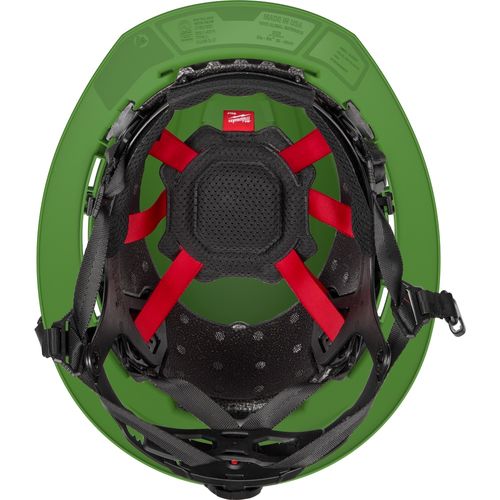 Main product image of BOLT Green Full Brim Vented Safety Helmet – Type 2, Class C, 48-73-1690