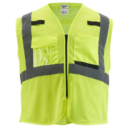 Main product image of Class 2 High Visibility Yellow Mesh Safety Vest (2XL/3XL), 48-73-5113