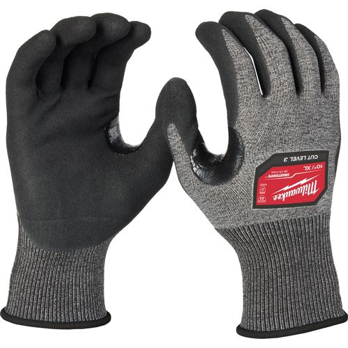 Main product image of Cut Level 3 High-Dexterity Nitrile Dipped Gloves (XL) 48-73-7133E