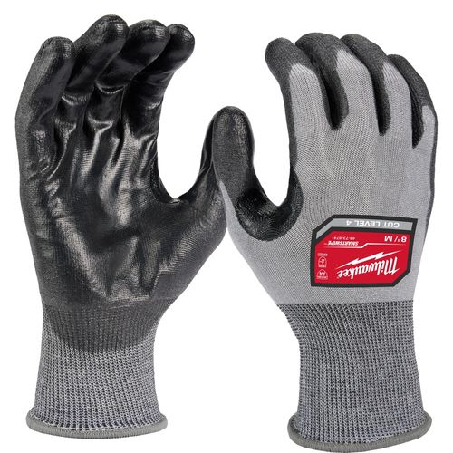Main product image of 12 Pair Cut Level 4 High Dexterity Polyurethane Dipped Gloves (Medium) 48-73-8741B