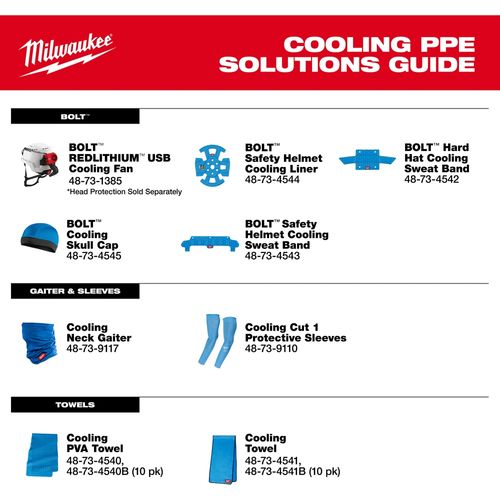Main product image of Cooling Cut Level 1 Protective Sleeves - 16" , 48-73-9110