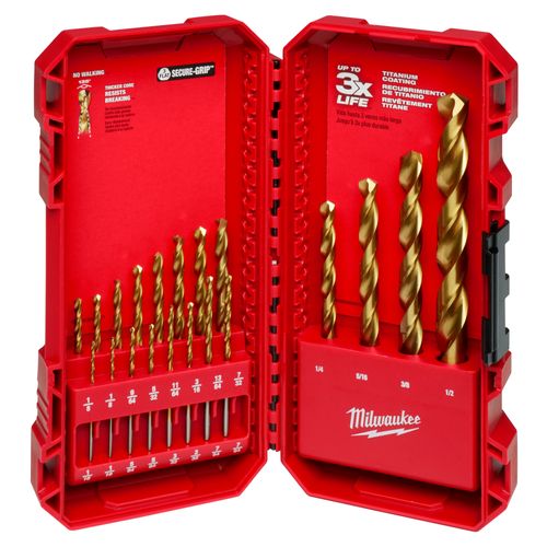 Main product image of 20 Piece THUNDERBOLT Titanium Drill Bit Set, 48-89-1105