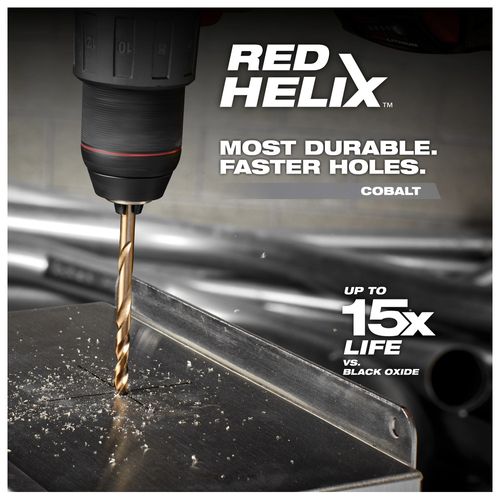 Main product image of 3/8" COBALT RED HELIX Drill Bit, 48-89-2321