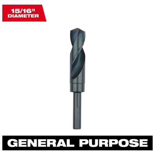 Main product image of 15/16" S&D Black Oxide Drill Bit, 48-89-2752