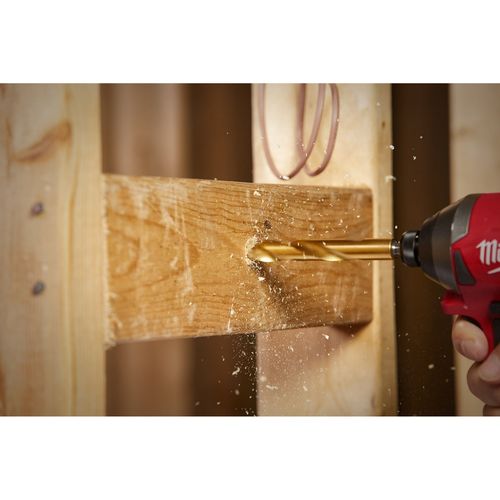 Main product image of 7/64" SHOCKWAVE Impact Duty RED HELIX Titanium Drill Bit, 48-89-4604